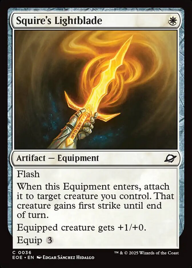 Squire's Lightblade [Edge of Eternities] (36)