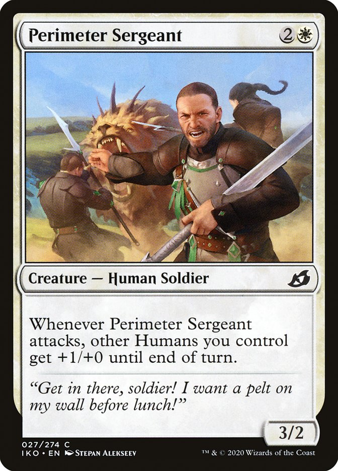 Perimeter Sergeant [Ikoria: Lair of Behemoths] (27)