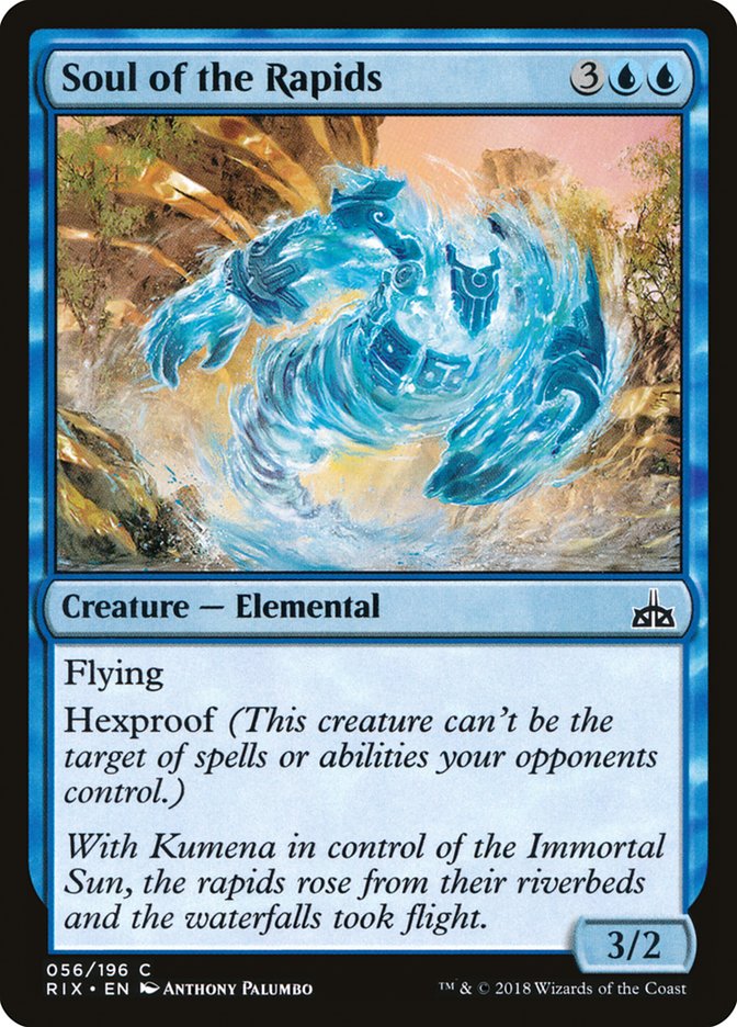Soul of the Rapids [Rivals of Ixalan] (56)