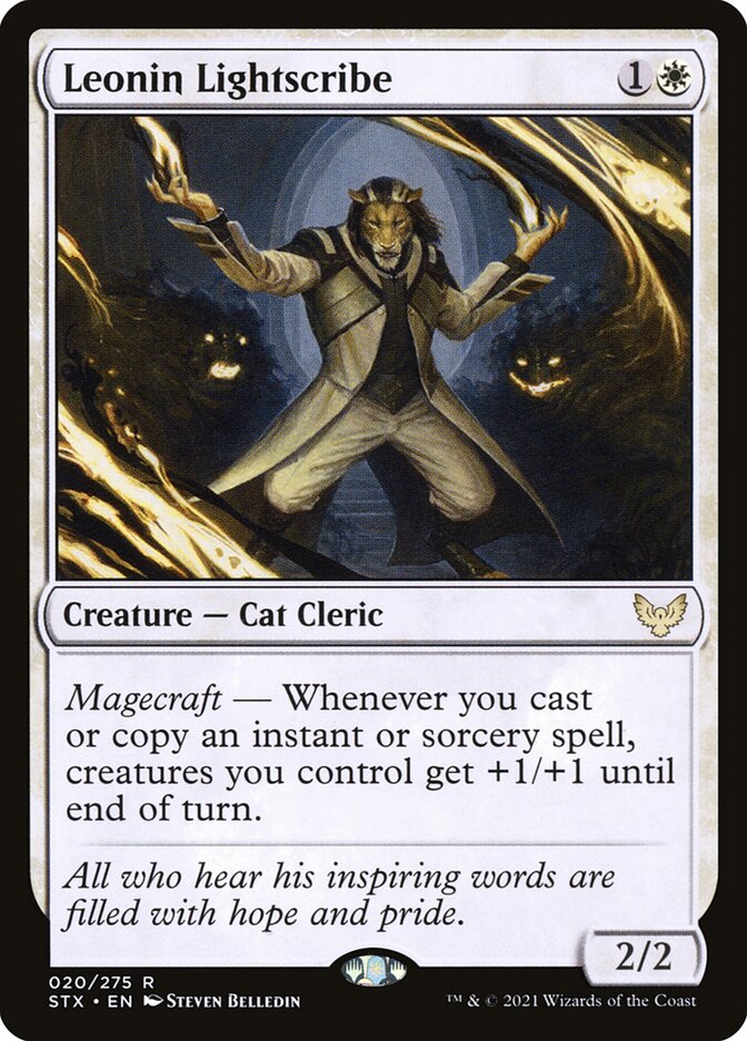 Leonin Lightscribe [Strixhaven: School of Mages] (20)
