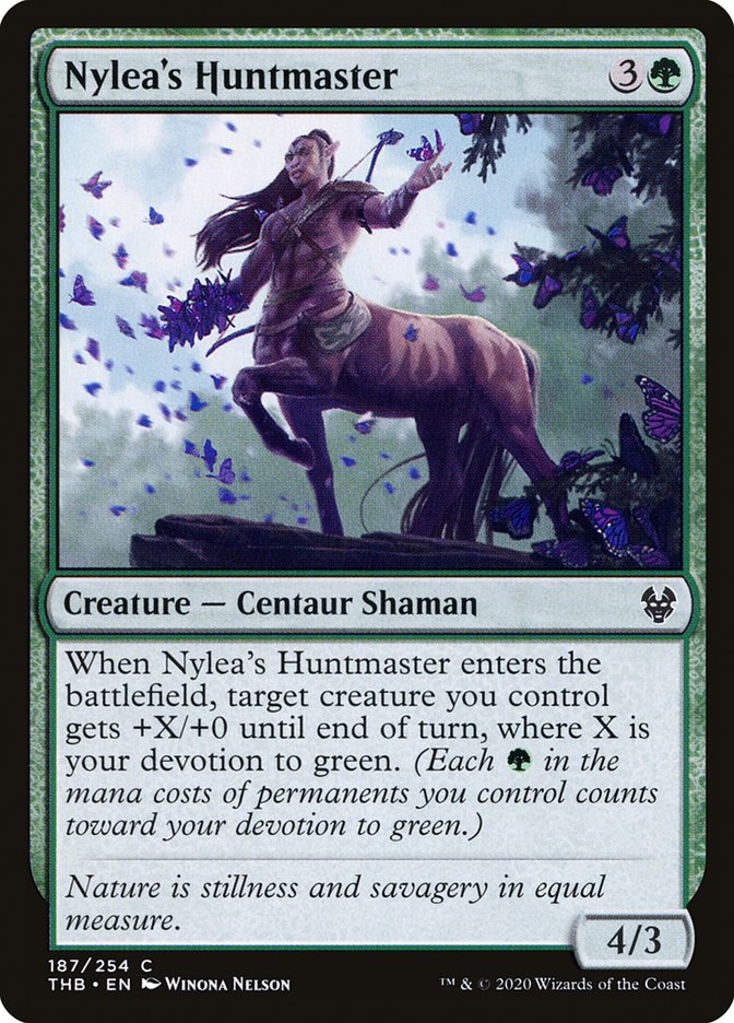 Nylea's Huntmaster [Theros Beyond Death] (187)