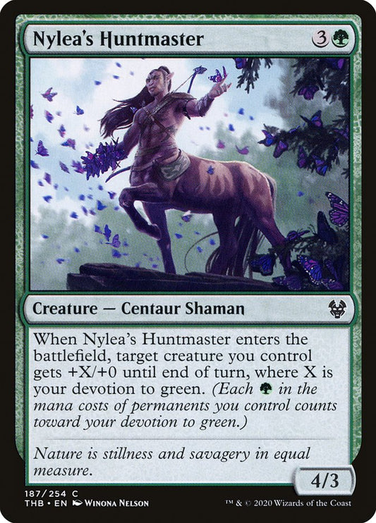 Nylea's Huntmaster [Theros Beyond Death] (187)