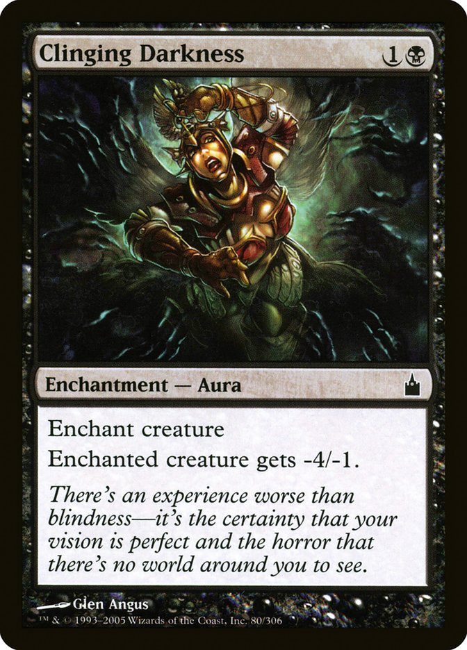 Clinging Darkness [Ravnica: City of Guilds] (80)