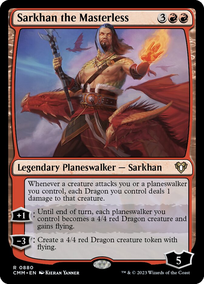 Sarkhan the Masterless [Commander Masters] (880)