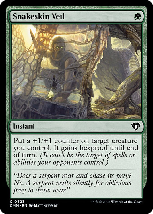 Snakeskin Veil [Commander Masters] (323)