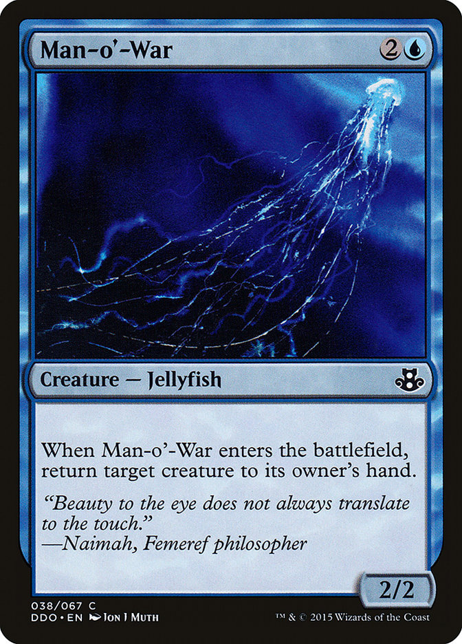 Man-o'-War [Duel Decks: Elspeth vs. Kiora] (38)