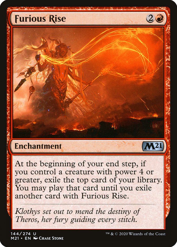Furious Rise [Core Set 2021] (144)