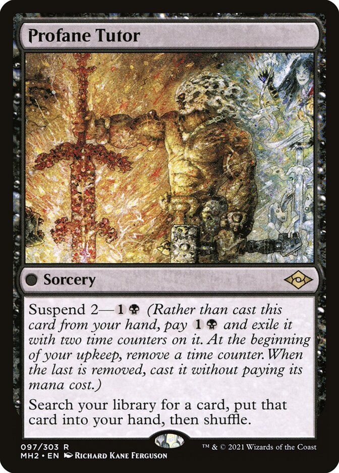 Profane Tutor [Modern Horizons 2] (97)