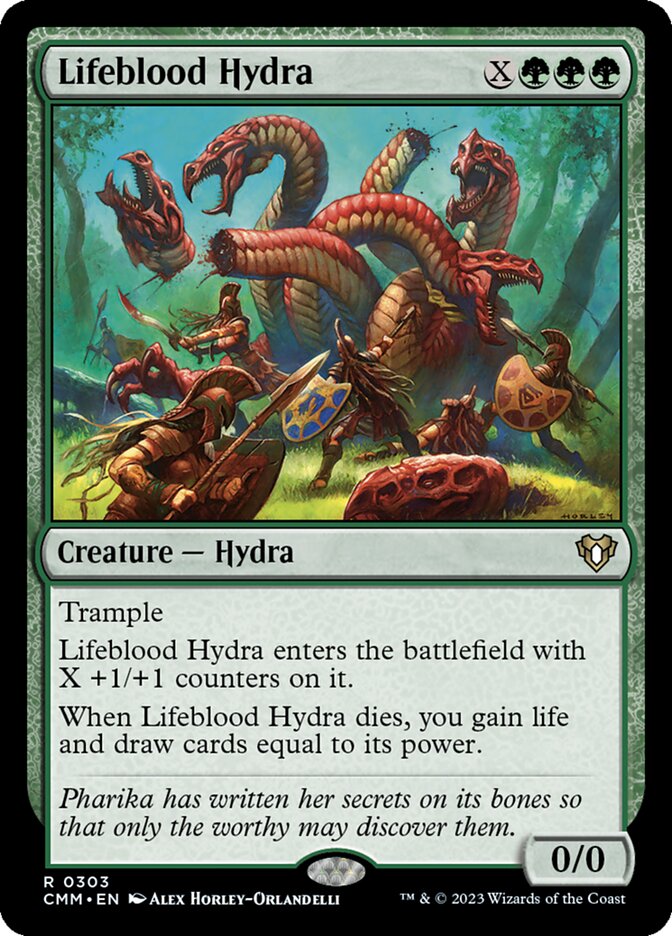Lifeblood Hydra [Commander Masters] (303)