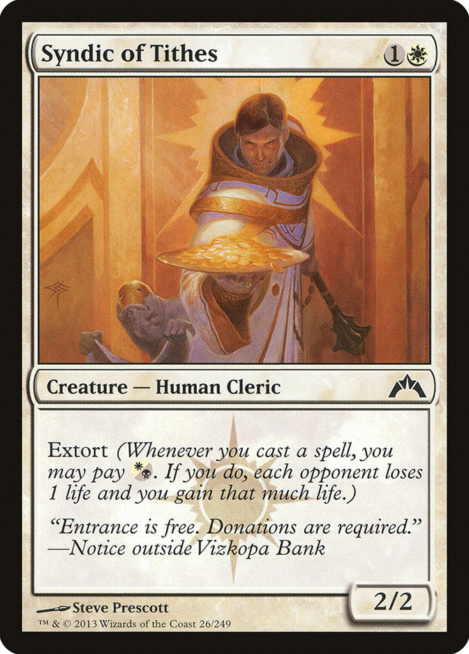 Syndic of Tithes [Gatecrash] (26)