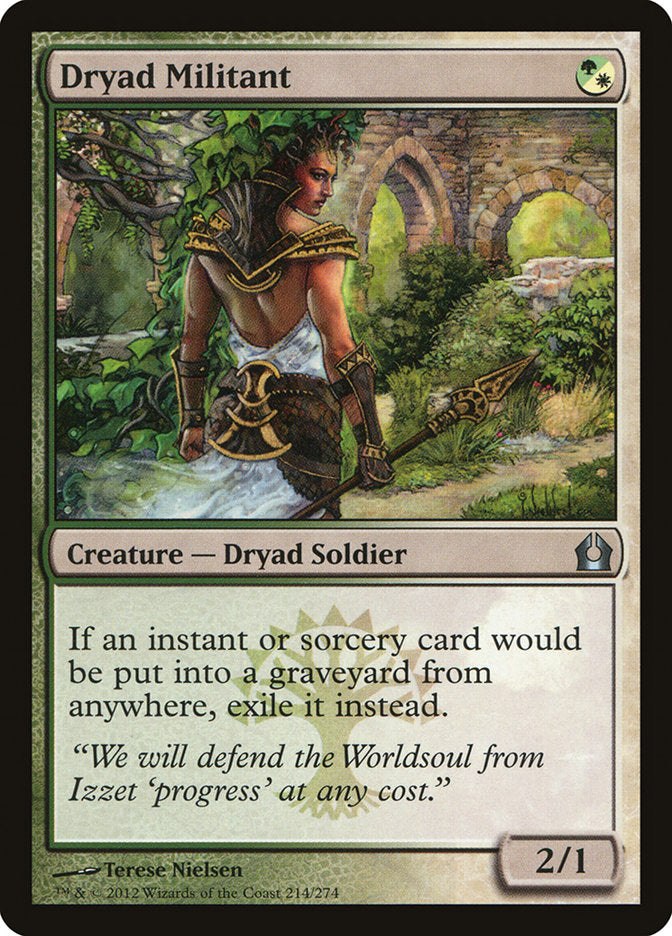 Dryad Militant [Return to Ravnica] (214)