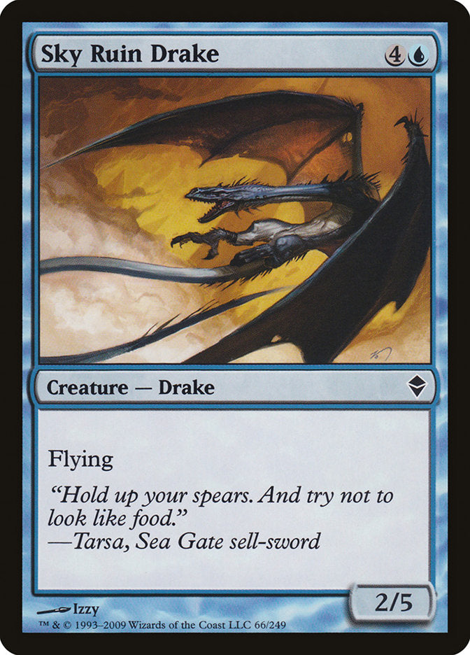 Sky Ruin Drake [Zendikar] (66)