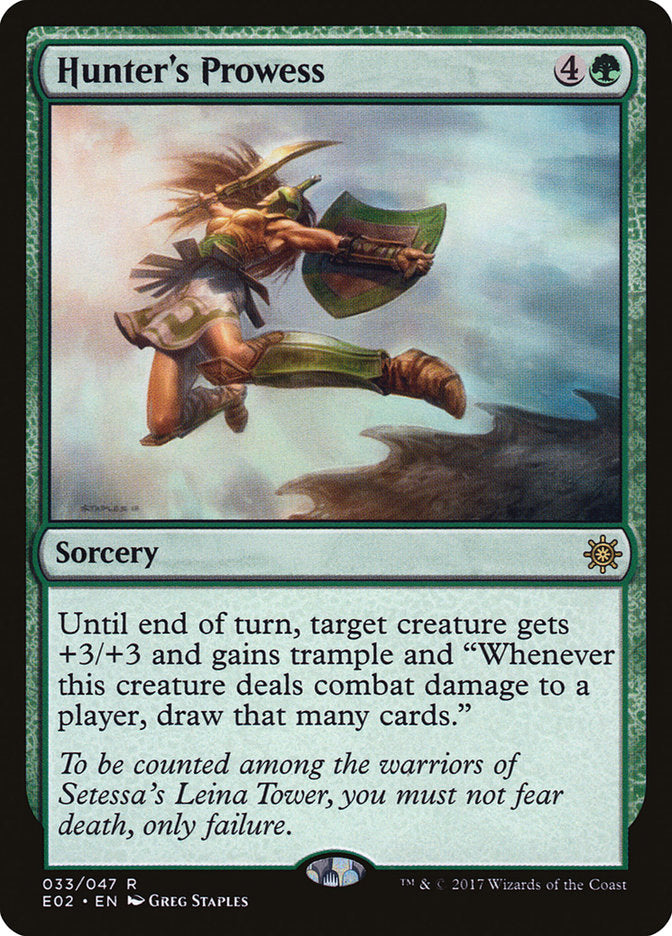 Hunter's Prowess [Explorers of Ixalan] (33)