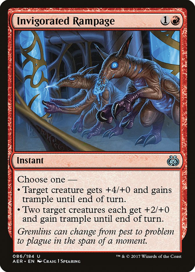 Invigorated Rampage [Aether Revolt] (86)