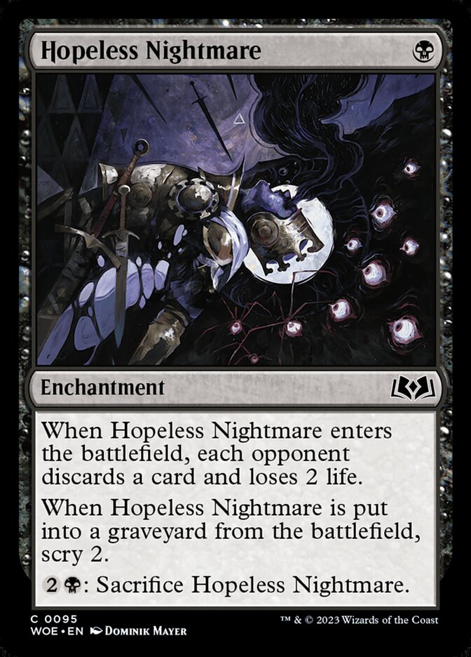 Hopeless Nightmare [Wilds of Eldraine] (95)