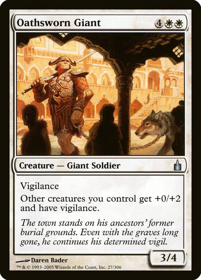 Oathsworn Giant [Ravnica: City of Guilds] (27)
