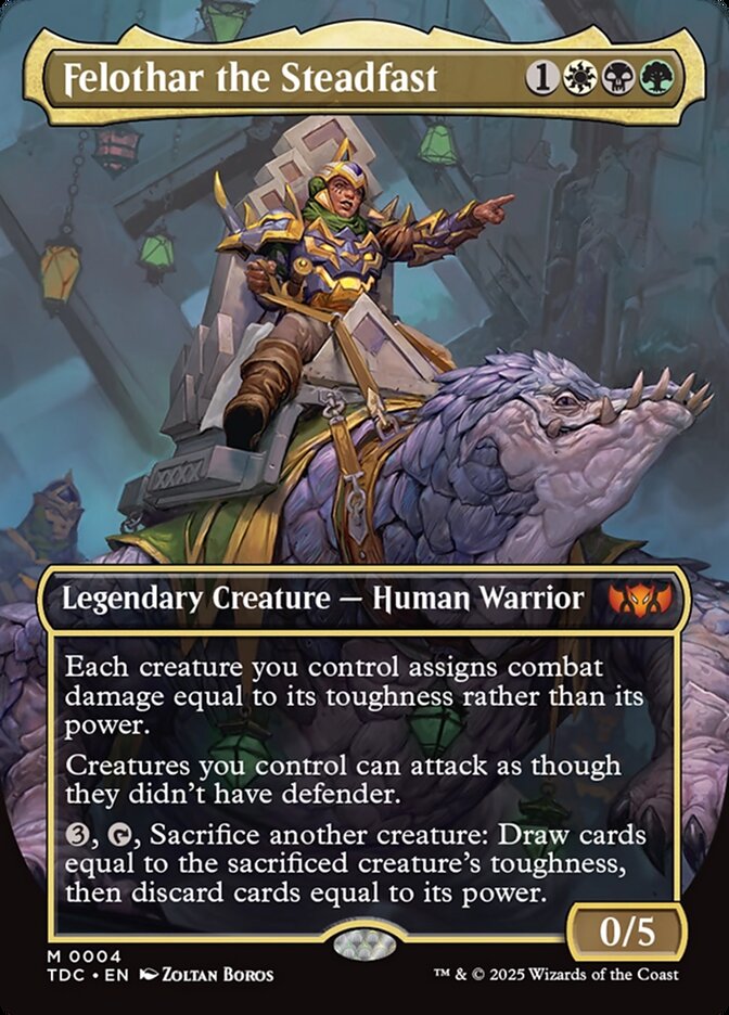 Felothar the Steadfast [Tarkir: Dragonstorm Commander] (4)