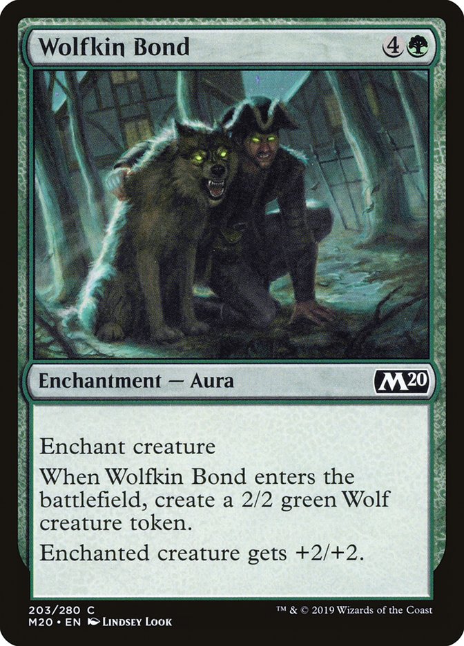 Wolfkin Bond [Core Set 2020] (203)