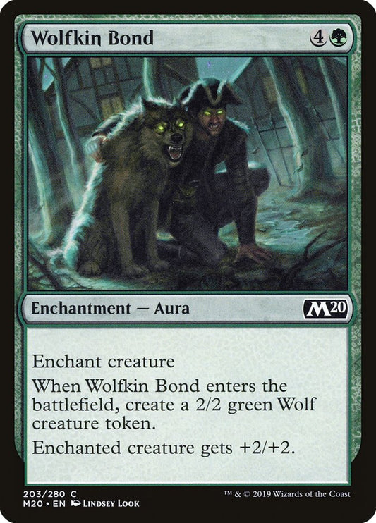 Wolfkin Bond [Core Set 2020] (203)