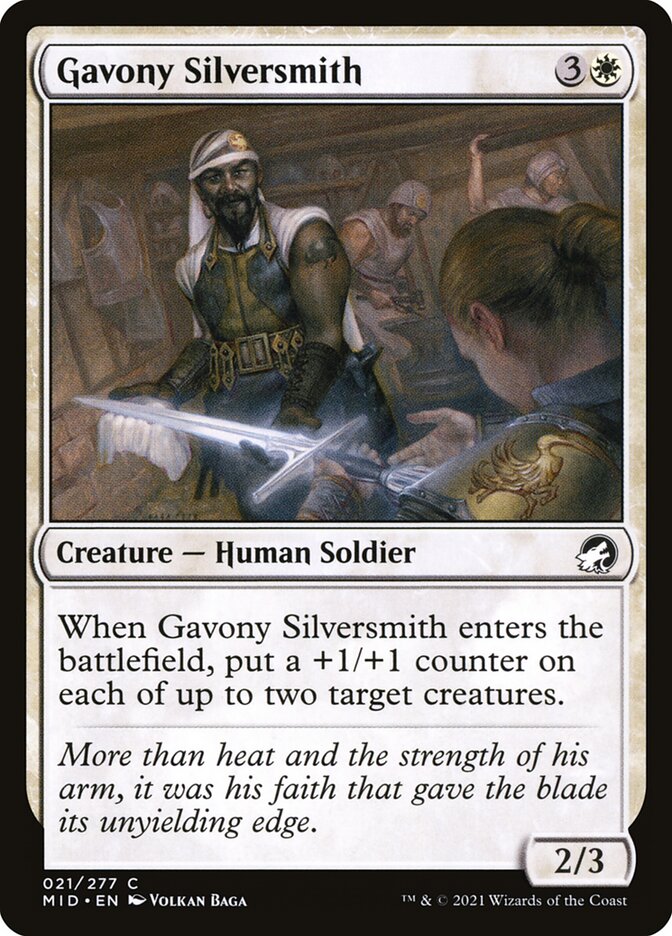 Gavony Silversmith [Innistrad: Midnight Hunt] (21)