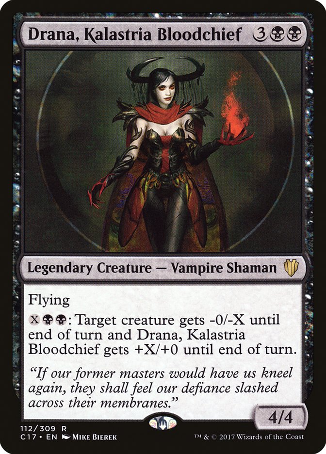 Drana, Kalastria Bloodchief [Commander 2017] (112)