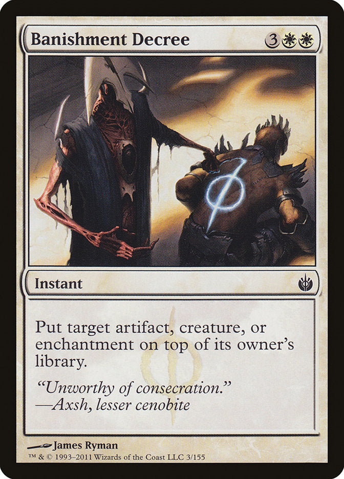 Banishment Decree [Mirrodin Besieged] (3)