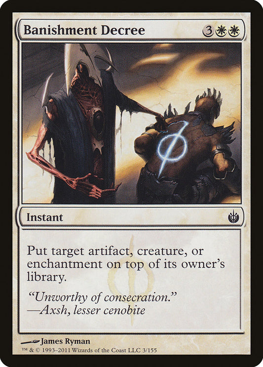Banishment Decree [Mirrodin Besieged] (3)