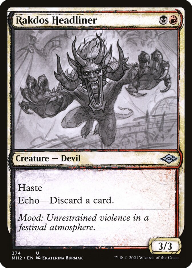 Rakdos Headliner [Modern Horizons 2] (374)