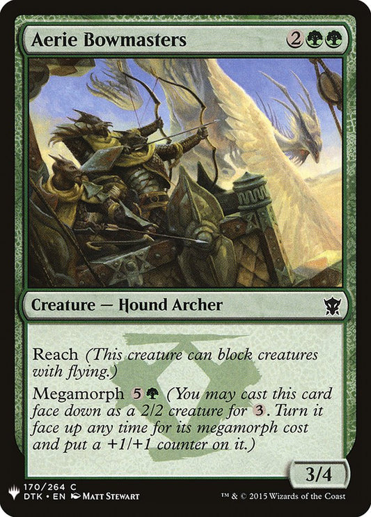 Aerie Bowmasters [The List] (DTK-170)