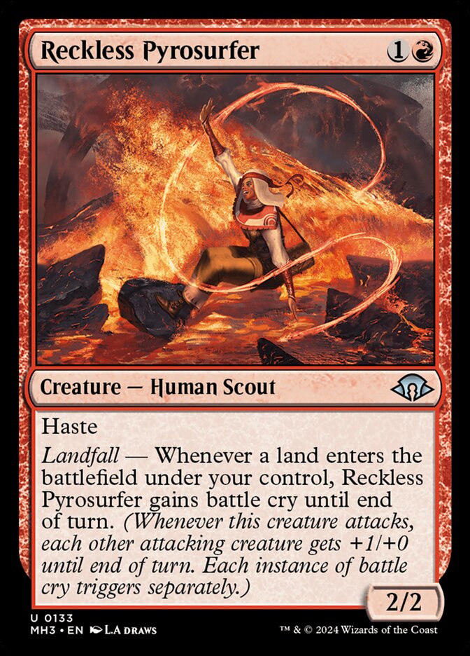 Reckless Pyrosurfer [Modern Horizons 3] (133)