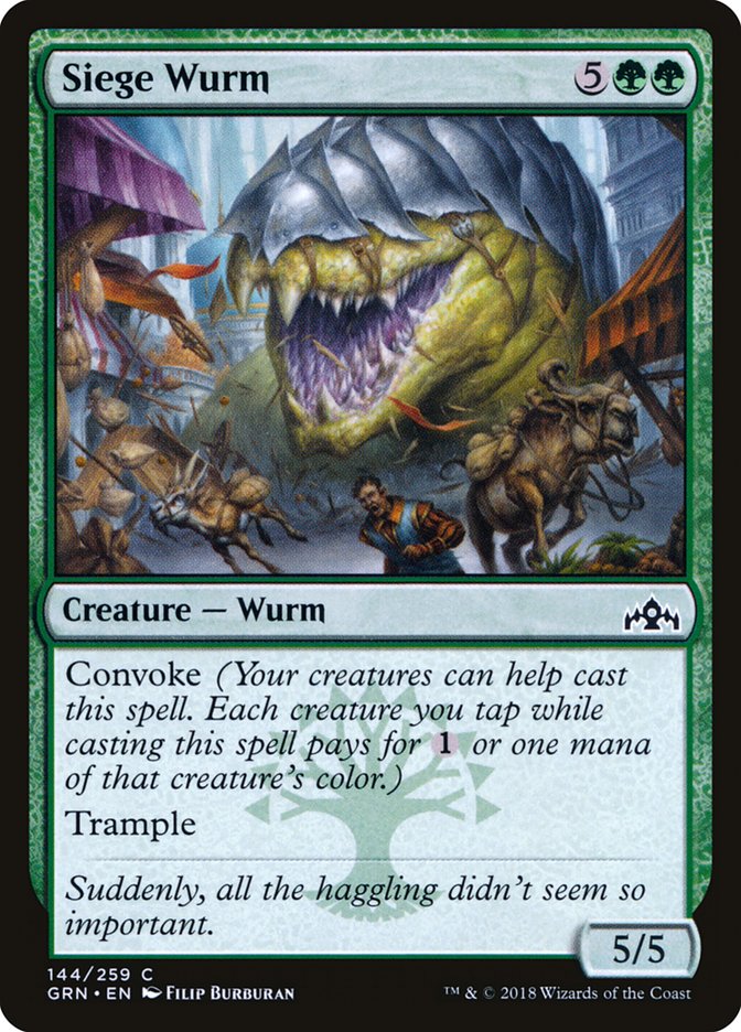 Siege Wurm [Guilds of Ravnica] (144)