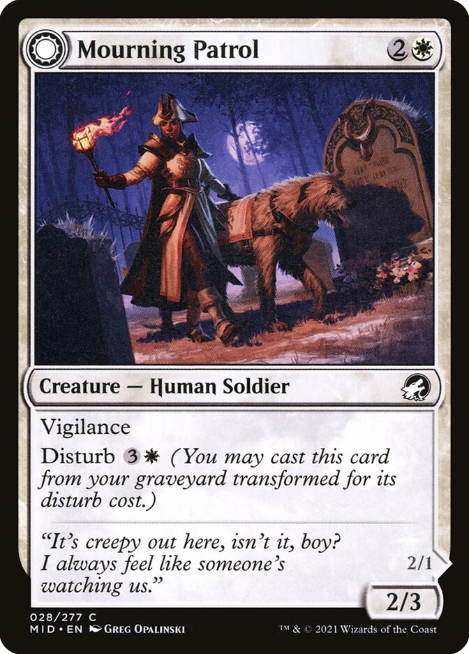 Mourning Patrol [Innistrad: Midnight Hunt] (28)