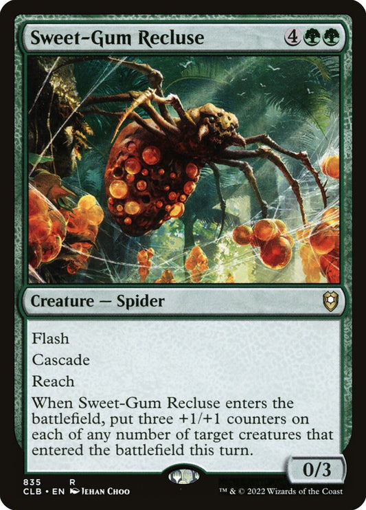 Sweet-Gum Recluse [Commander Legends: Battle for Baldur's Gate] (835)