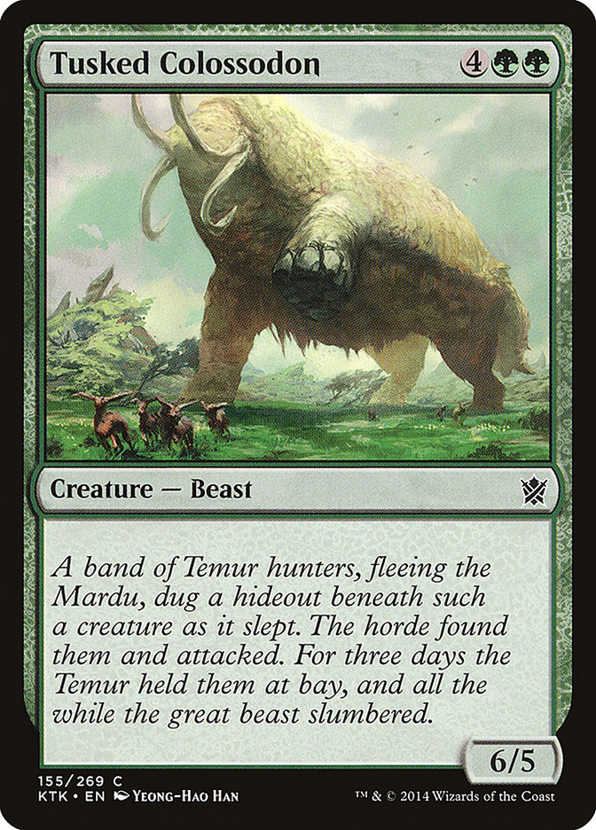 Tusked Colossodon [Khans of Tarkir] (155)