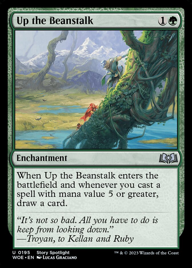 Up the Beanstalk [Wilds of Eldraine] (195)