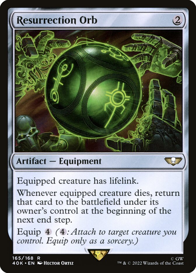 Resurrection Orb [Warhammer 40,000 Commander] (165)