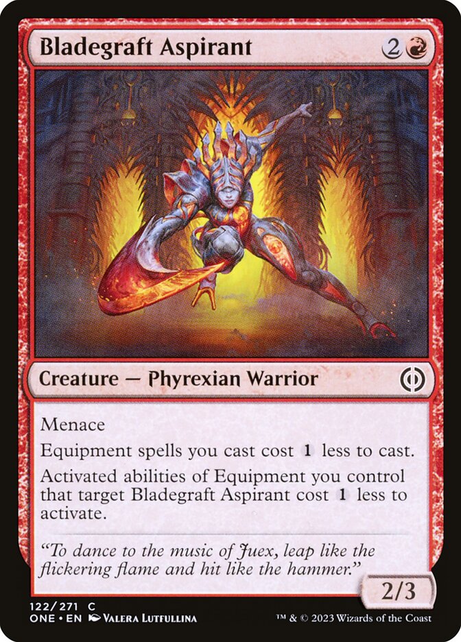 Bladegraft Aspirant [Phyrexia: All Will Be One] (122)