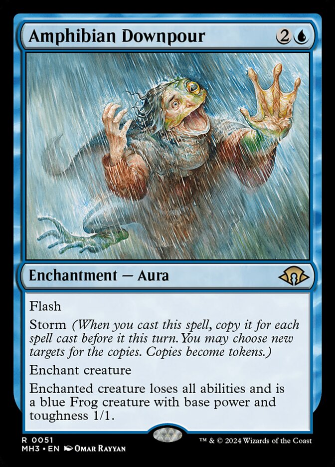 Amphibian Downpour [Modern Horizons 3] (51)