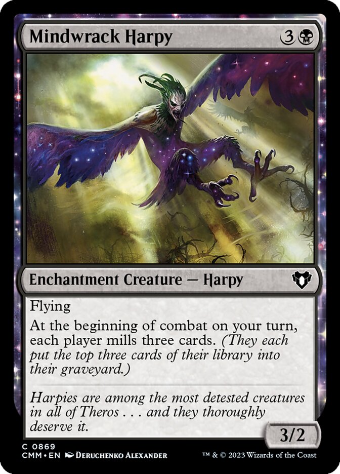 Mindwrack Harpy [Commander Masters] (869)