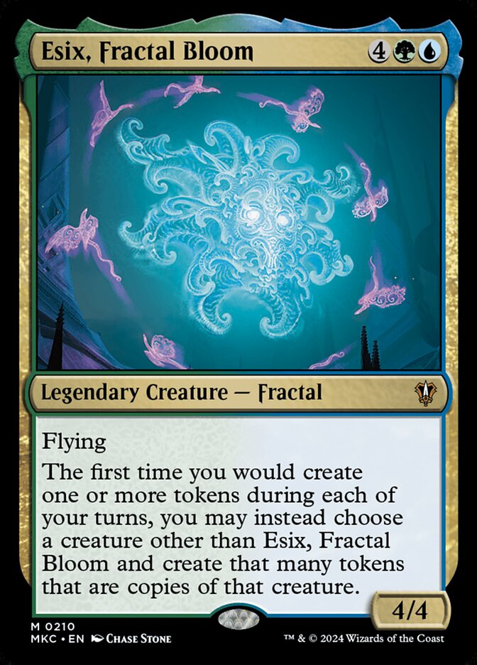 Esix, Fractal Bloom [Murders at Karlov Manor Commander] (210)