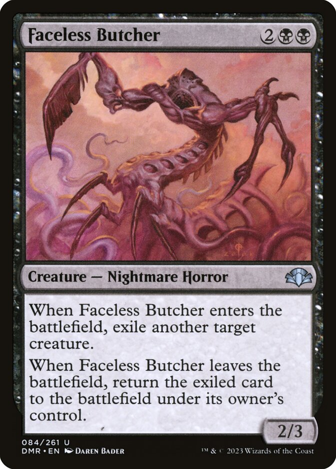 Faceless Butcher [Dominaria Remastered] (84)