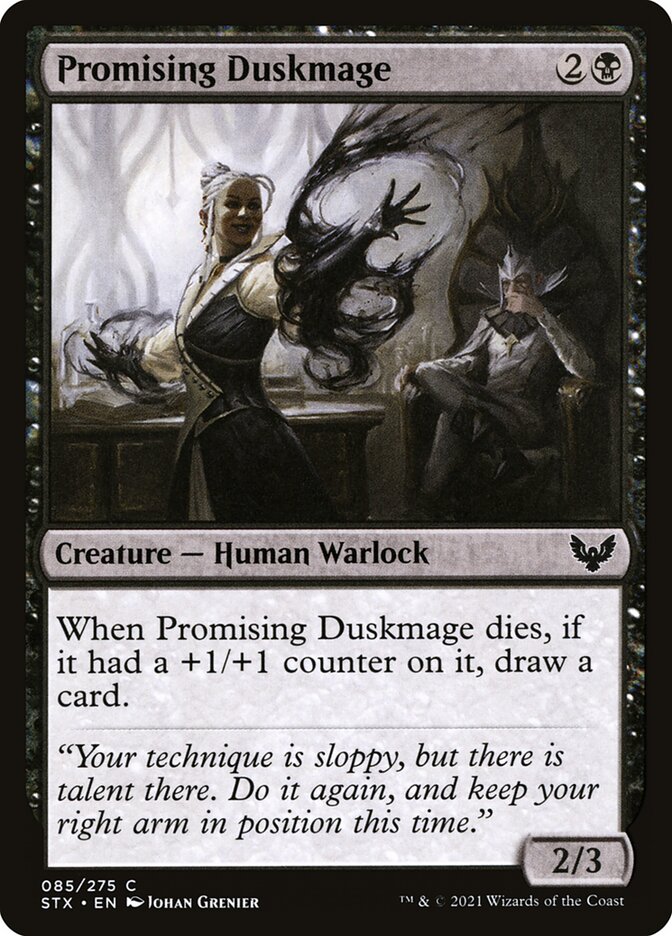 Promising Duskmage [Strixhaven: School of Mages] (85)