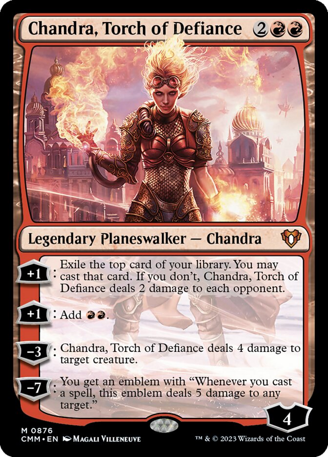 Chandra, Torch of Defiance [Commander Masters] (876)