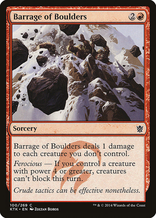 Barrage of Boulders [Khans of Tarkir] (100)