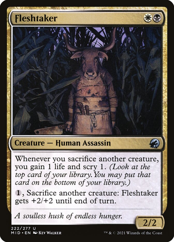 Fleshtaker [Innistrad: Midnight Hunt] (222)