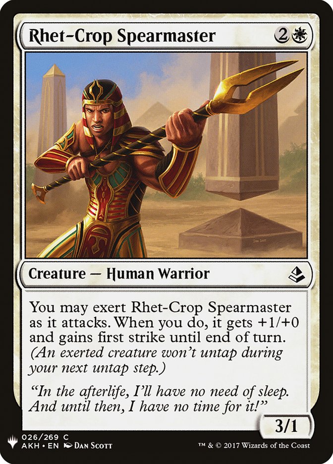 Rhet-Crop Spearmaster [The List] (AKH-26)