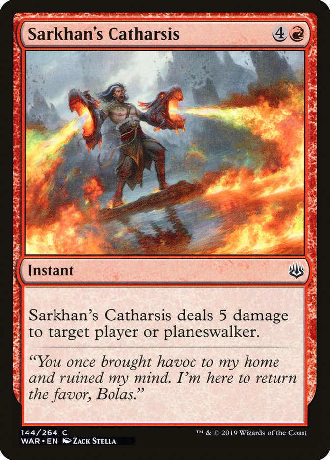 Sarkhan's Catharsis [War of the Spark] (144)