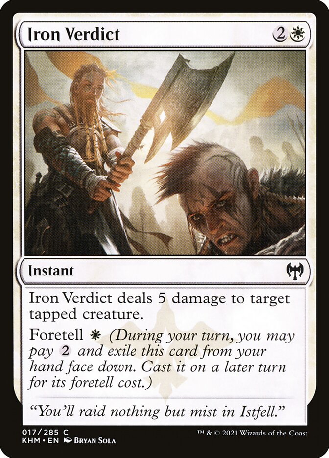 Iron Verdict [Kaldheim] (17)