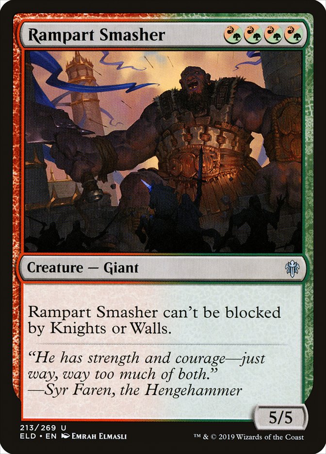 Rampart Smasher [Throne of Eldraine] (213)