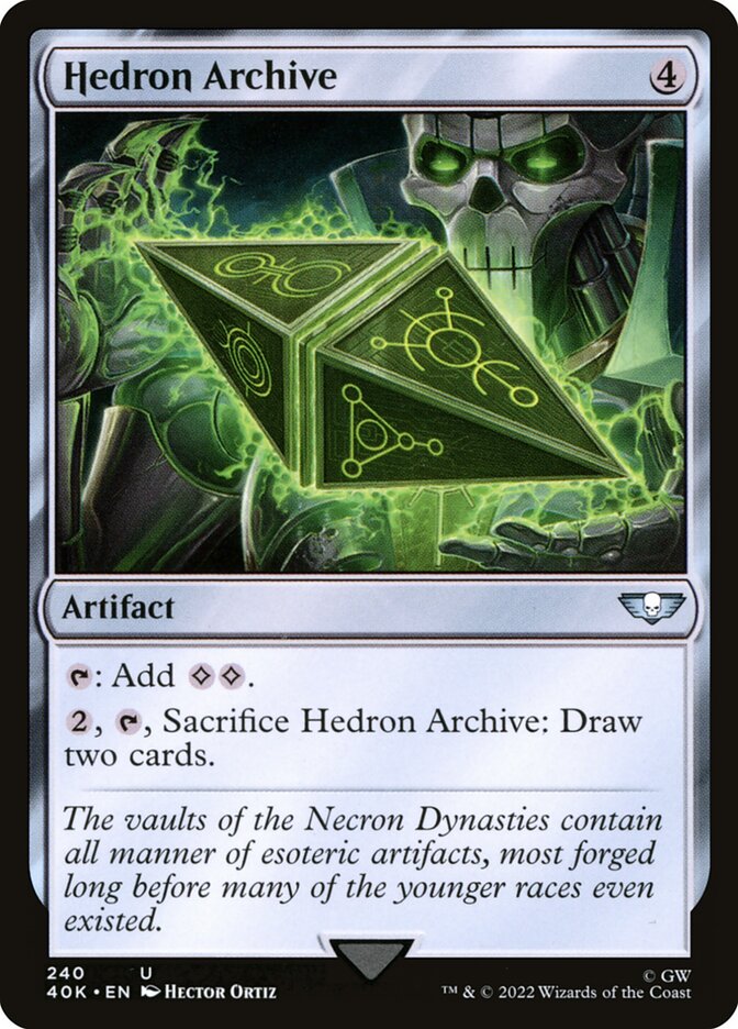 Hedron Archive [Warhammer 40,000 Commander] (240)